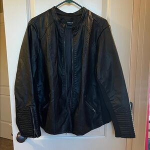 Torrid Classic Black Leather Jacket